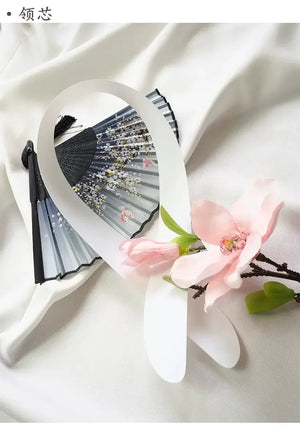 White & Red Japanese Sleeve Kimono Japanese Kimono Dress Women's Art Girl Atmospheric Improved Kimono - Yandan_Hanfu