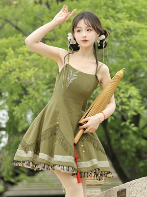 Chinese style cicada Mori exquisite cape Han element sweet Lolita Hanfu - Yandan_Hanfu