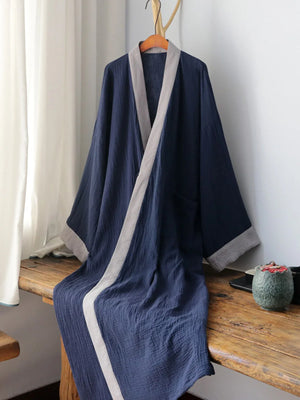 Chinese Style Cotton Robe men&women - Yandan_Hanfu
