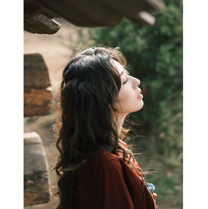 “Mani Stone” – Tassel Dress with Tibetan-Inspired Ethnic Elements | New Chinese Style - Yandan_Hanfu