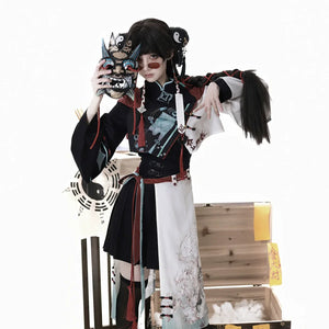 【Walk with Spirits】New Chinese Lolita Outfit – Han-Inspired Top and Skirt Duo - Yandan_Hanfu