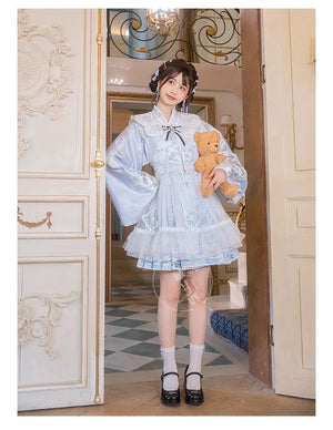 Hymn of the Sea Ming Hanfu Mamian skirt and cloud collar product photo 19