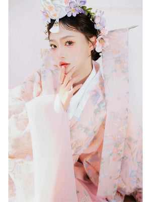 Pink Princess Hanbok Wedding Dress – Luxury Outfit for Photoshoots, Dance & Performances - Yandan_Hanfu