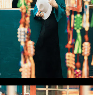 Peacock blue Tibetan clothing, Tibetan minority, chic primitive tribal clothing - Yandan_Hanfu