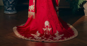 Phoenix Harmony – New Chinese Bridal Dress for Engagement, Tea Ceremony & Spring Banquets - Yandan_Hanfu