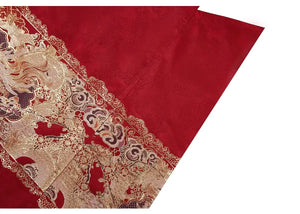 Ming-Dynasty wedding clothes round neck robe men's stand-up collar large-sleeved jacket Xiacheng horse face skirt women's Hanfu - Yandan_Hanfu