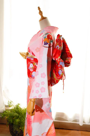 Kimono belt, swinging sleeve kimono flower knot, big three-leaf shaped bow with belt bag belt, geisha shaped belt. - Yandan_Hanfu