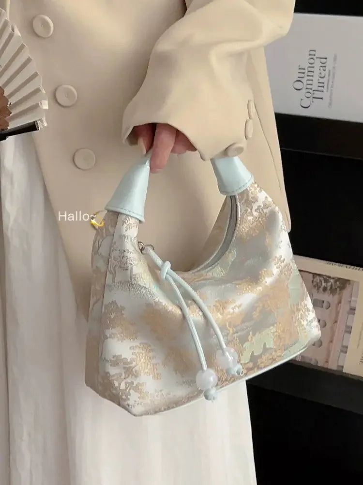 Chinese Style silk embroidered cheongsam bag - Yandan_Hanfu