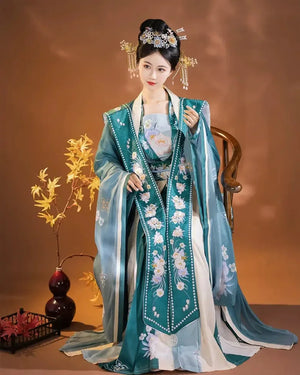 Embroidery Song-made Xiacheng Five-piece Summer Set - Yandan_Hanfu