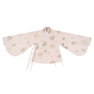 East-Meets-West Pink Two-Piece Set | Romance Embroidered Hanfu Blouse & Over Skirt - Yandan_Hanfu