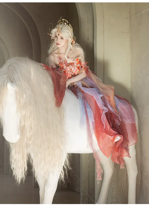 Butterfly of the Desert – Apsara-Inspired Costume in Dunhuang Western Style - Yandan_Hanfu