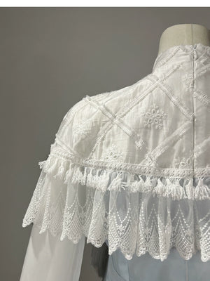 “Lily Dew” Modern Hanfu Ensemble – Elegant New Chinese Style Dress Set for Autumn - Yandan_Hanfu