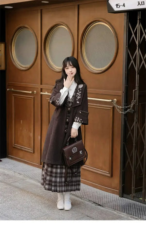 Autumn and winter wear suit women's woolen coat - Yandan_Hanfu