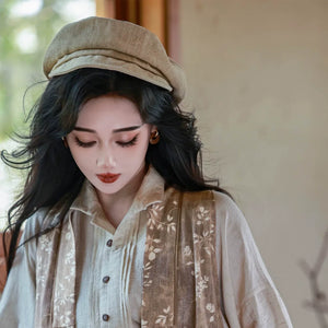 “Seventy-Two Haze” – New Chinese Blouse & High-Waisted Trousers | South-of-France Holiday Edition - Yandan_Hanfu