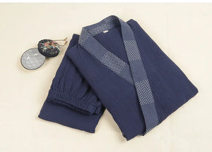 Spring&summer men's pure cotton Hanfu antique pajamas - Yandan_Hanfu