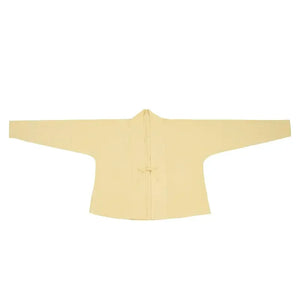 Persimmon Ruyi autumn and winter Hanfu warm round neck jacket plush jacket - Yandan_Hanfu