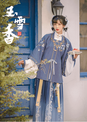 This elegant blue hanfu for women features flowing hanfu sleeves, intricate hanfu patterns, and classic hanfu layers. Perfect as a princess hanfu dress, fairy hanfu dress, or sexy hanfu, it’s inspired by Tang Dynasty hanfu and ideal for hanfu cosplay or hanfu dance styles. Available in plus size hanfu, it pairs beautifully with a chic hanfu skirt. Wondering where to buy hanfu? Explore our trusted hanfu shop for the best hanfu for sale options.