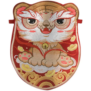 Embroidered Tiger Bag – Traditional Hanfu Purse with Vintage Craftsmanship - Yandan_Hanfu