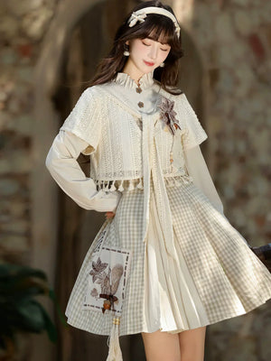Autumn Harvest – New Chinese Style Hanfu-Inspired Set | Dress Outfit for Fall - Yandan_Hanfu