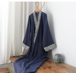 Summer men's thin Hanfu robe - Yandan_Hanfu