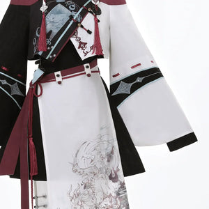 【Walk with Spirits】New Chinese Lolita Outfit – Han-Inspired Top and Skirt Duo - Yandan_Hanfu