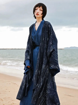 Super fairy autumn three-piece Hanfu antique jacket Chinese suit women's clothing - Yandan_Hanfu