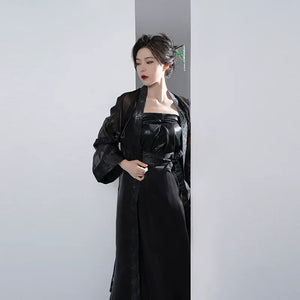 Song Dynasty | Summer Hanfu black dress, Top & Skirt - Yandan_Hanfu