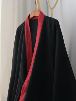 Chinese Style Cotton Robe men&women - Yandan_Hanfu