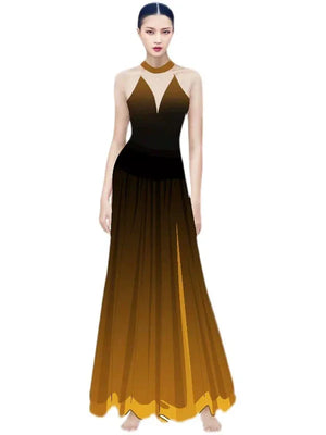 Forbidden Spring – Luxury Chinese-Style Performance Set (Elegant Dance Skirt Outfit) - Yandan_Hanfu