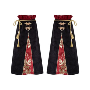 Lolita Chinese style cheongsam suspender skirt set - Yandan_Hanfu