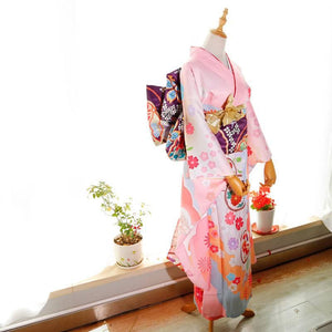 Kimono belt, swinging sleeve kimono flower knot, big three-leaf shaped bow with belt bag belt, geisha shaped belt. - Yandan_Hanfu