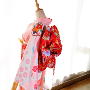 Kimono belt, swinging sleeve kimono flower knot, big three-leaf shaped bow with belt bag belt, geisha shaped belt. - Yandan_Hanfu
