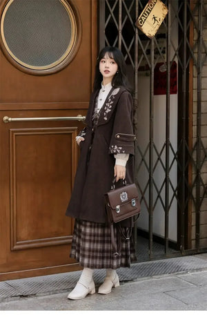 Autumn and winter wear suit women's woolen coat - Yandan_Hanfu