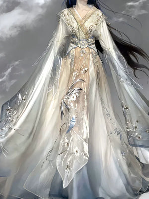 Hanfu female Ji Yue Yao Guang Wei Jinfeng embroidery fairy ancient costume Han element super fairy suit - Yandan_Hanfu