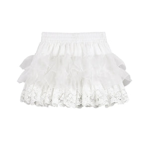 New Chinese style white Dress Cheongsam Maid Apron Short Dress Lolita - Yandan_Hanfu