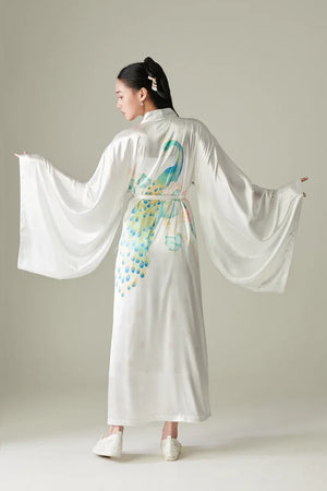 New Chinese style high-end morning robe large size nightgown Hanfu wide-sleeved pajamas - Yandan_Hanfu