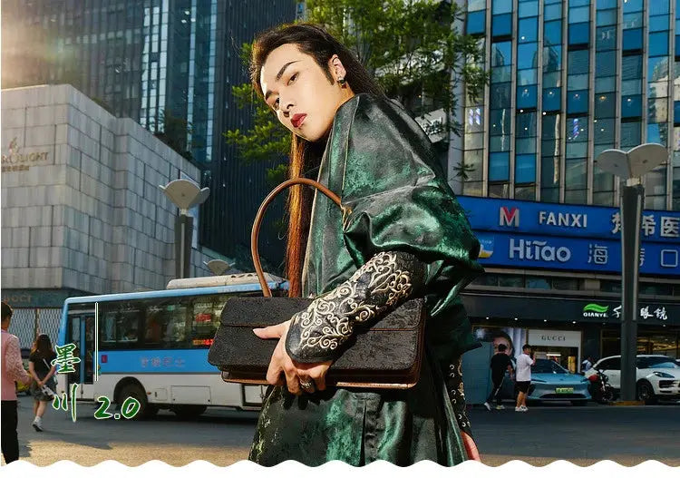 This green hanfu for women and dark green hanfu jacket feature elegant hanfu sleeves, layered designs, and hanfu patterns. Perfect for princess hanfu dress, hanfu cosplay, or formal events like the hanfu graduation gown. For men, explore modern hanfu male robes, hanfu dress male, and ancient Chinese hanfu male inspired by Tang Dynasty hanfu and Ming hanfu. Shop hanfu for sale at our trusted hanfu shop today.