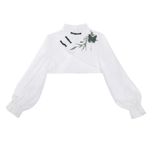 Zhujian Snow New Chinese Hanfu Dress Daily National Style Han Elements Set - Yandan_Hanfu