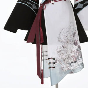 【Walk with Spirits】New Chinese Lolita Outfit – Han-Inspired Top and Skirt Duo - Yandan_Hanfu