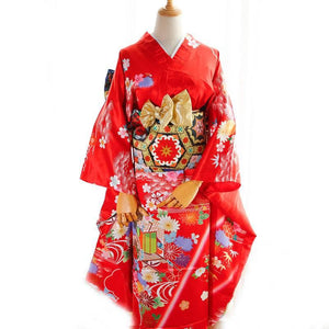 Kimono belt, swinging sleeve kimono flower knot, big three-leaf shaped bow with belt bag belt, geisha shaped belt. - Yandan_Hanfu