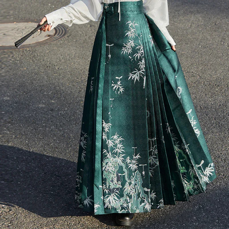 Takuma Tingqu Horse Dress Hanfu Women's Skirt - Yandan_Hanfu