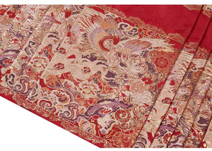 Ming-Dynasty wedding clothes round neck robe men's stand-up collar large-sleeved jacket Xiacheng horse face skirt women's Hanfu - Yandan_Hanfu