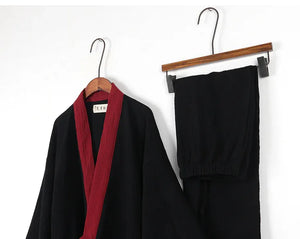 Spring&summer men's pure cotton Hanfu antique pajamas - Yandan_Hanfu