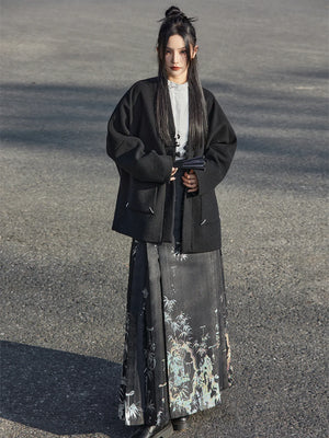 Takuma Tingqu Horse Dress Hanfu Women's Skirt - Yandan_Hanfu