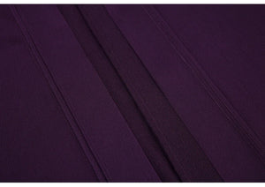 Ming style Hanfu aircraft sleeve top, dark purple gradient horse face skirt - Yandan_Hanfu