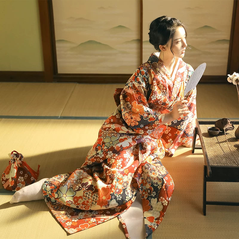 Sakura Japanese Sleeve Kimono Women – Yandan_Hanfu