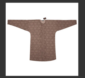 Tang Dynasty | Stand collar robe Hanfu spring and summer Tang half-armed men and women chinese hanfu dress kids - Yandan_Hanfu