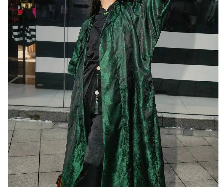 This green hanfu for women and dark green hanfu jacket feature elegant hanfu sleeves, layered designs, and hanfu patterns. Perfect for princess hanfu dress, hanfu cosplay, or formal events like the hanfu graduation gown. For men, explore modern hanfu male robes, hanfu dress male, and ancient Chinese hanfu male inspired by Tang Dynasty hanfu and Ming hanfu. Shop hanfu for sale at our trusted hanfu shop today.