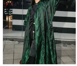 Tang round neck robe Hanfu spring and summer men's and women's round neck robe - Yandan_Hanfu