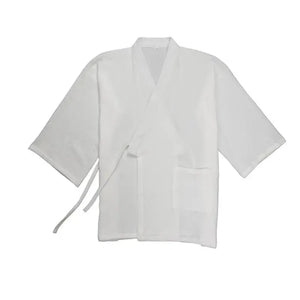 Chinese style pure white Hanfu lined robe homewear pajamas tops pajamas pure cotton - Yandan_Hanfu